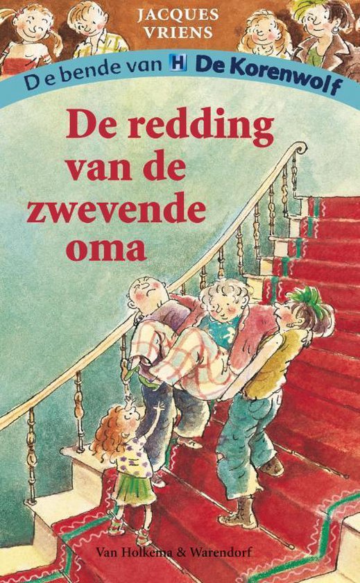 Cover van het boek 'De redding van de zwevende oma' van Jacques Vriens