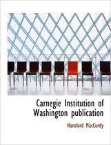 Carnegie Institution of Washington Publication