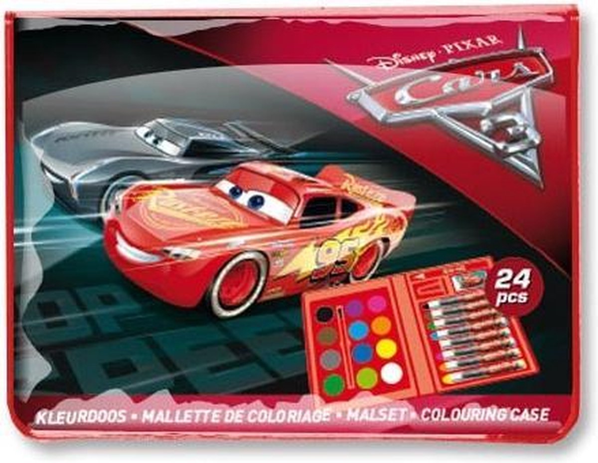 Disney Cars 3 Mini Kleurset 24-delig
