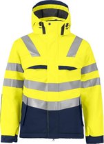 Projob 6422 Jacket Geel/Marineblauw maat 4XL