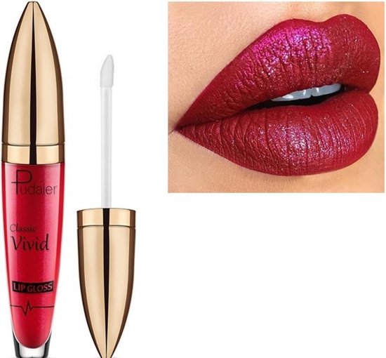 Lipgloss Rood, Glitter, Diamond, Make up, Waterproof, Vloeibare Lipstick,  Feest,... | bol.com