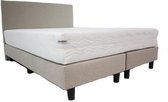 200x220 Hotel boxspring creme|beige inclusief matras KINGSIZE