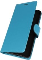 Wallet Cases Hoesje voor LG V30s ThinQ Turquoise