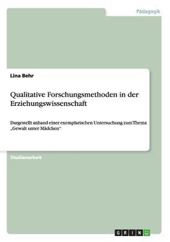 Handbuch Qualitative Forschungsmethoden In Der Erziehungswissenschaft Qualitative Forschungsmethoden in der Erziehungswissenschaft, Lina Behr
