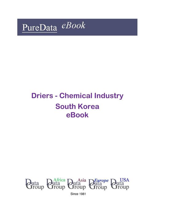 PureData eBook - Driers - Chemical Industry in South Korea - cover