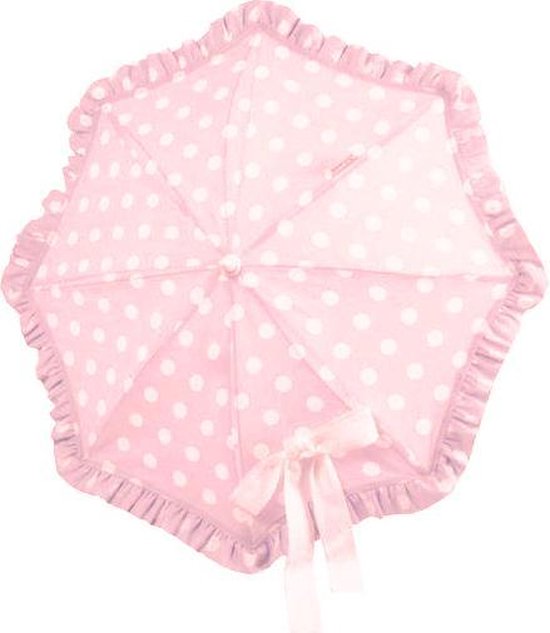 Roze parasol met witte stippen | bol.com