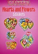 Glitter Hearts and Flowers Stickers