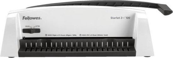 Fellowes inbindmachine Starlet 2 plus, plastic bindrug, 120 vel | bol.com