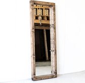 - Exclusives - spiegel donker houten lijst - 200x72 - spiegels - staand en ophangbaar