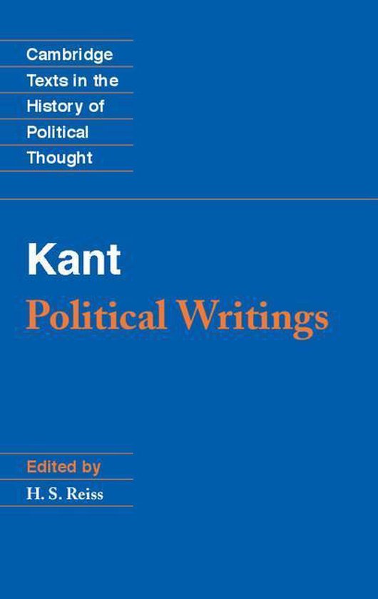 Cambridge Texts in the History of Political Thought - Kant:  ... - cover