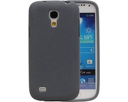 Grijs Zand TPU back case cover hoesje voor Samsung Galaxy S4 mini I9190