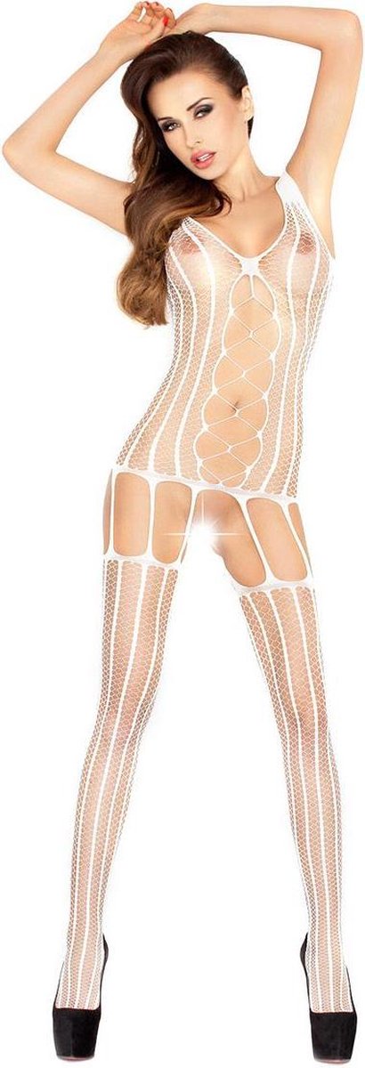 Wear It - Catsuit - Lingerie - Victoria - Wit