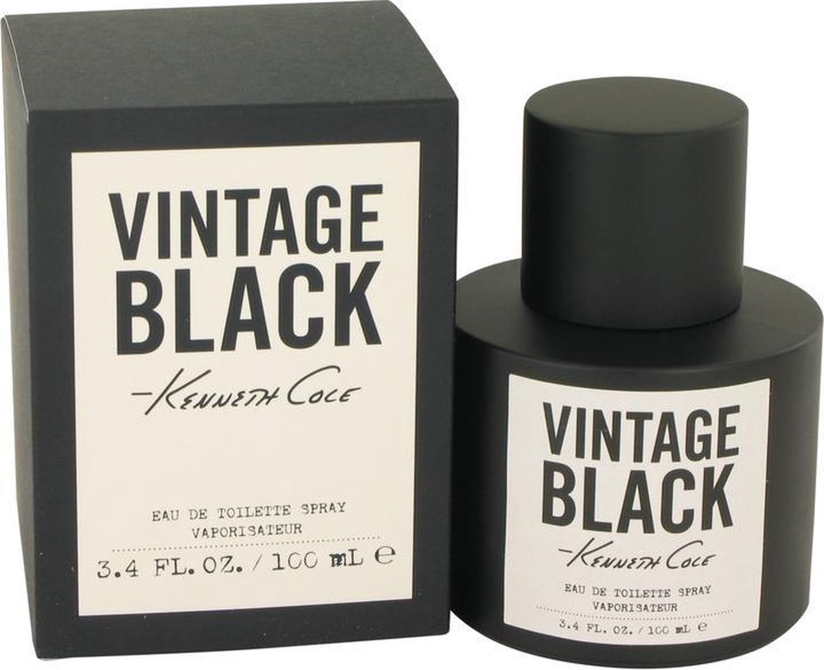 Kenneth Cole Vintage Black Eau De Toilette Spray 100 Ml For Men