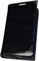 TPU Map Booktype Hoes voor Samsung Galaxy S4 i9500 Zwart