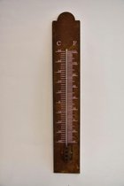 Thermometer Roest 60 x 10 cm