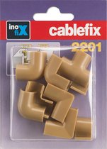 Cablefix 2201 (8x7mm)  - Licht bruin - Verbindingen (Grenenhout kleur)