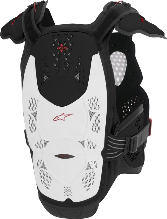 Alpinestars Chest Protector A4 White/Red/BlackM/L
