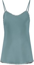 Jikx - zijden top - Mayumi Mallard Green - XL