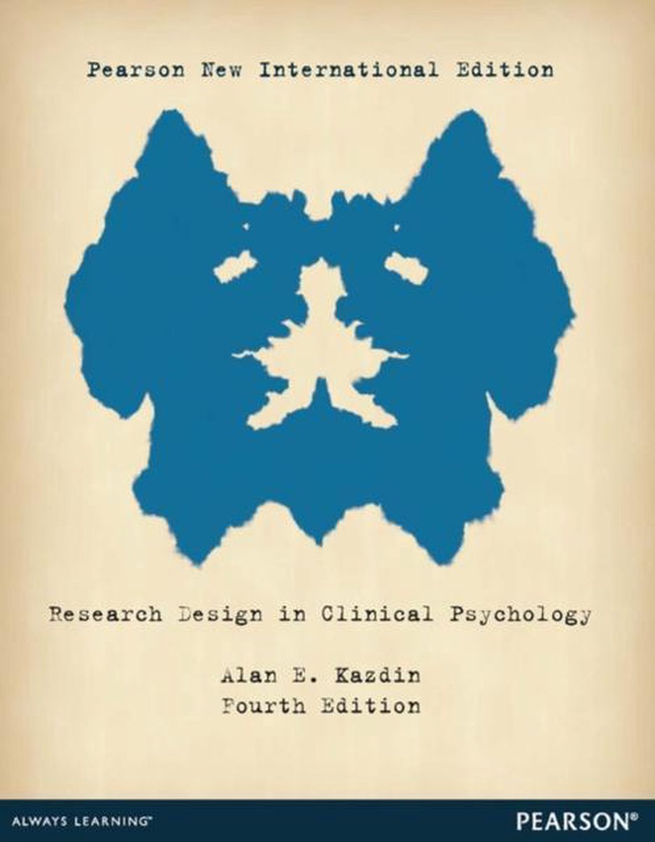 Research Design In Clinical Psychology - Alan Kazdin