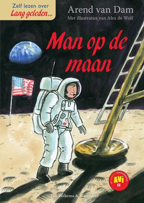 Lang geleden - De man op de maan - cover