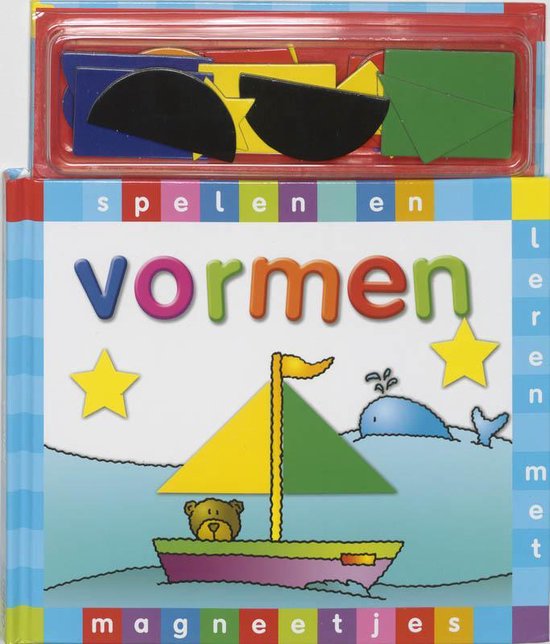 Cover van het boek 'Spelen en leren met magneetjes - Vormen'