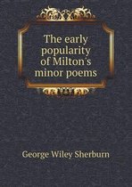The early popularity of Milton's minor poems