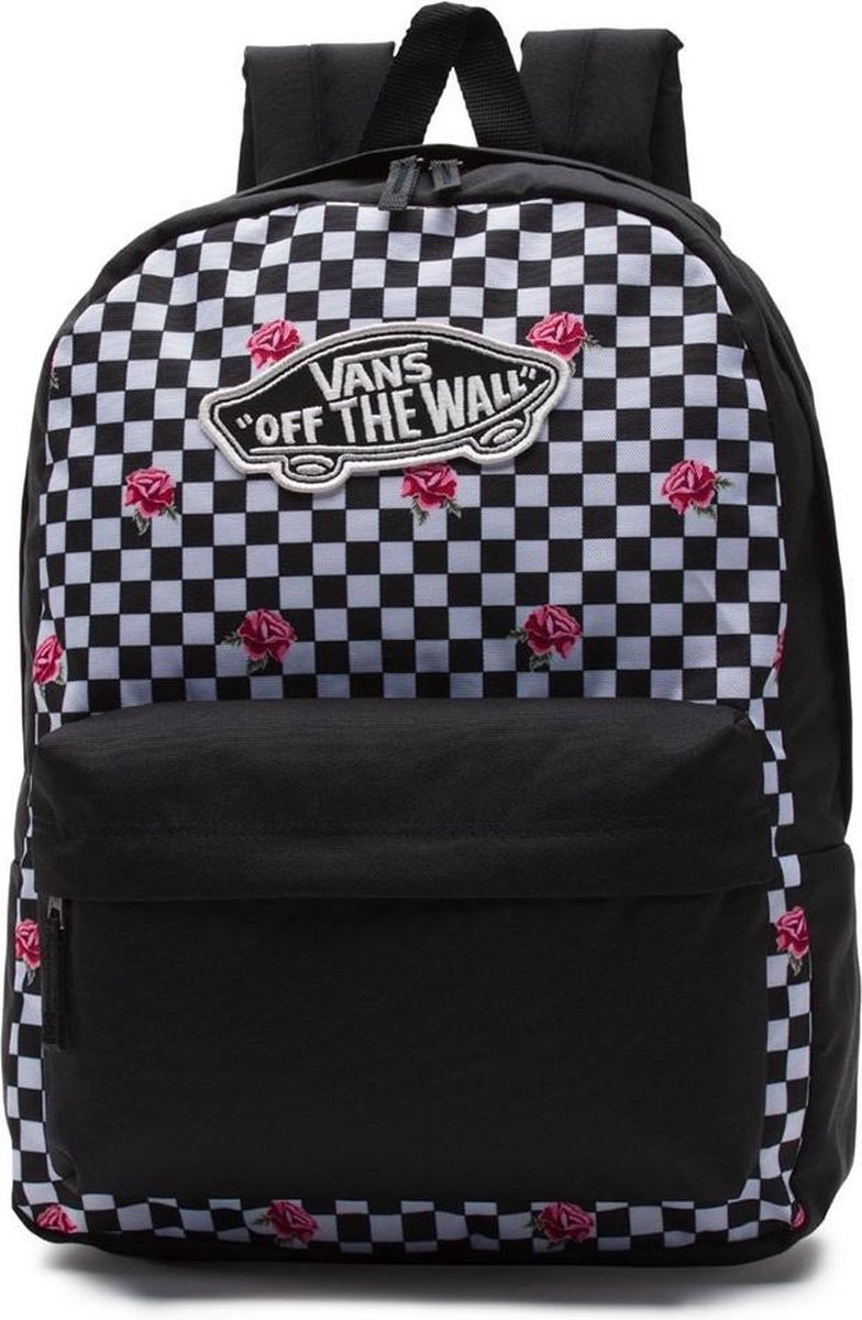 Vans Realm Backpack Rugzak Vrouwen - Rone Sizee Checkerboard | bol.com