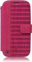 Zenus Masstige Woodlot Block Diary Pink voor Samsung Galaxy SIII