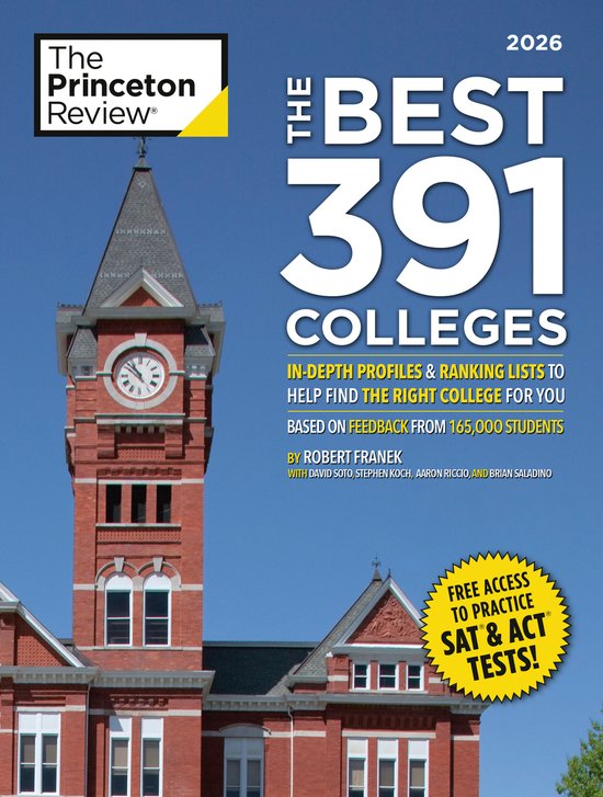 College Admissions Guides-The Best 391 Colleges, 2026 - cover