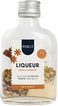 Pineut ® Likeur Anijs & Kaneel Zakflacon - Likeur Anijs - Zakflacon 200 ML - DIY Pakket - Cocktail Maken - Origineel Cadeau - Likeurdrank Jenever of Wodka - Feestelijk & Gezellig Genieten