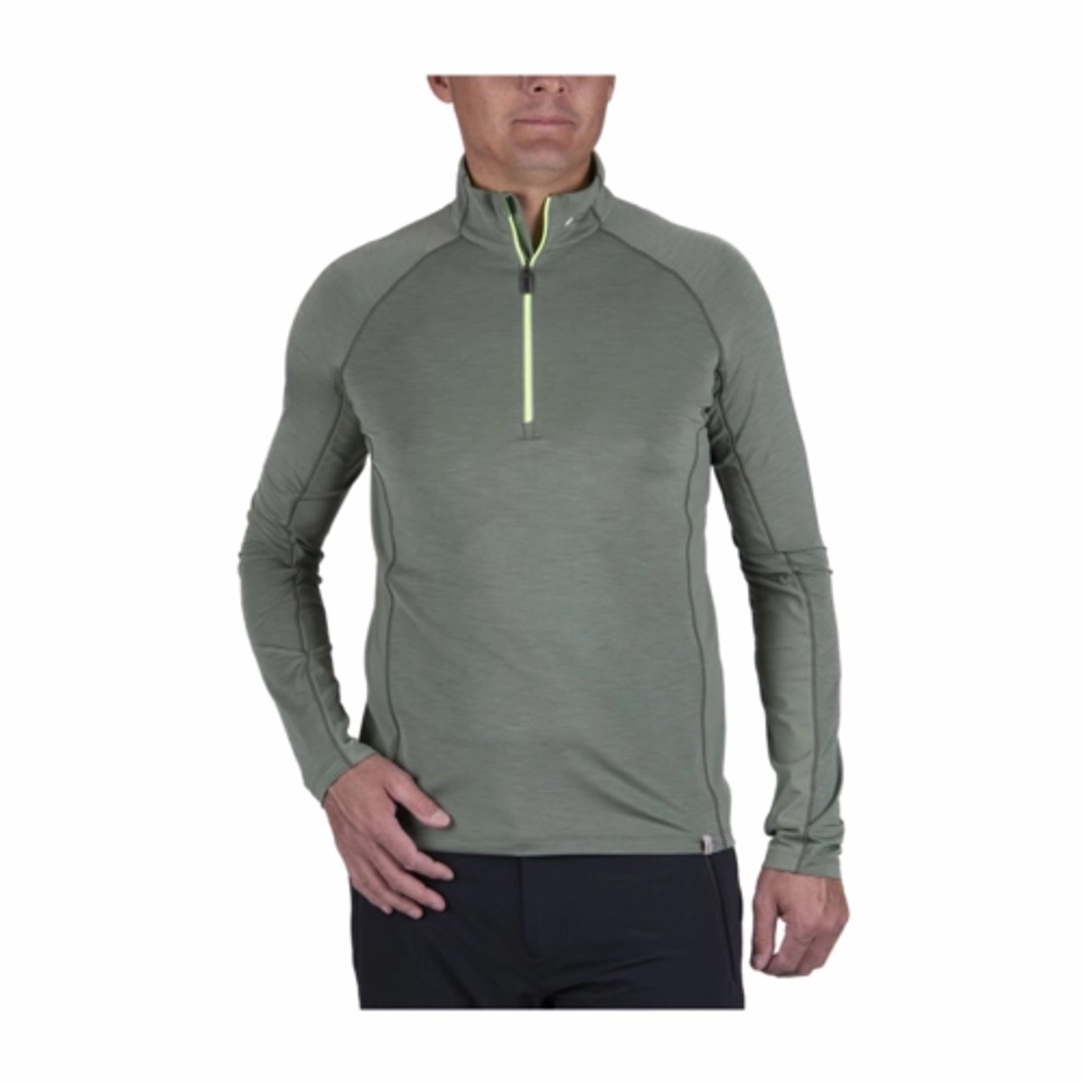 Skipully KJUS Men Dispatch Midlayer HZ Smoke Groen