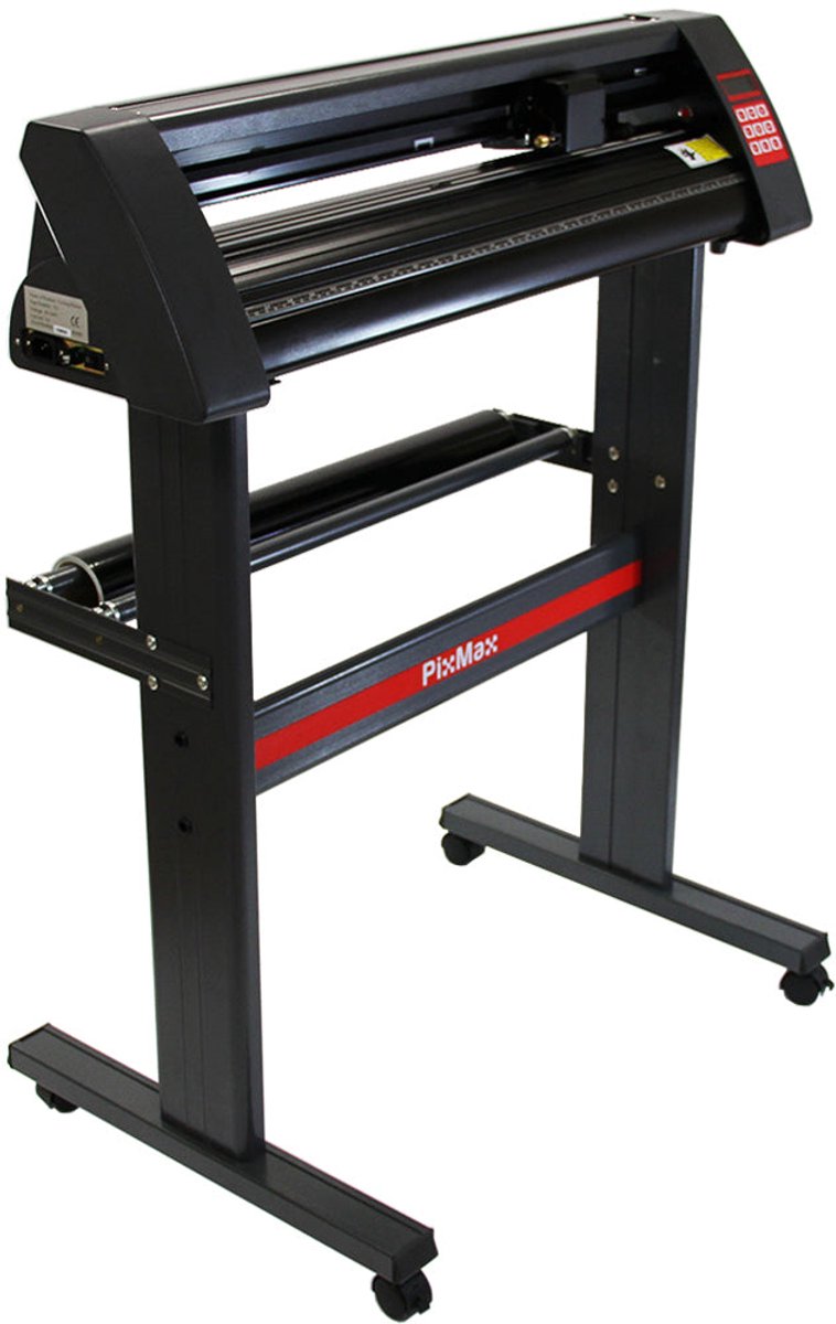 PixMax 72cm Snijplotter, Vinylsnijder SignCut Pro - Afmetingen: 107.95 x 87.85 x 35 cm - Optisch oog - Besturingssyteem: Windows