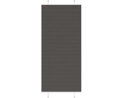 vidaXL - Plissé - rolgordijn - 95x200 - cm - stofbreedte - 94,4 - cm - polyester - zwart