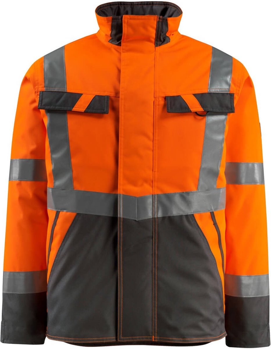 Mascot Safe Light Winterjas 15935-126 hi-vis /donkerantraciet Oranje