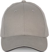 Casquette Unisexe Taille Unique K-up Gris Clair / Gris Foncé 100% Katoen