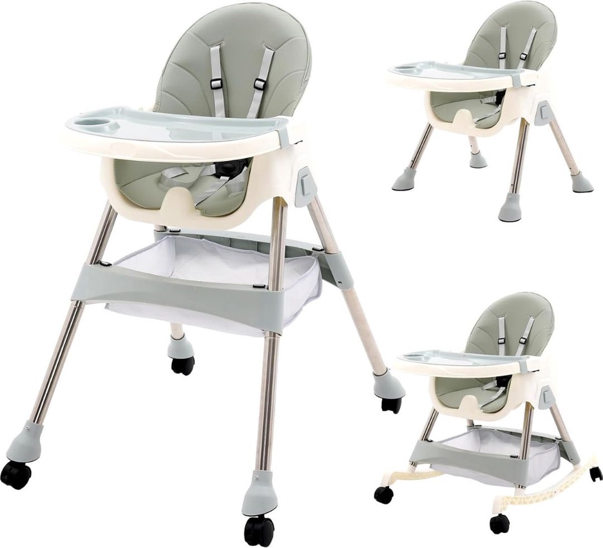 VELTRR® Kinderzetel - Eetstoel Baby 6 Maanden en Ouder - Kinder Eetstoel - Kinderstoel - Inklapbare Eetstoel
