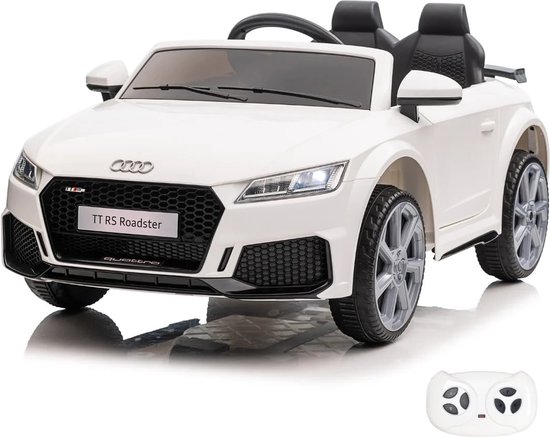 Audi TT RS Roadster - Elektrische Kinderauto - 12V - 1 tot 5 jaar - Wit