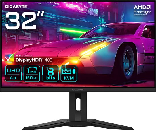 Gigabyte M32UP - 4K IPS Gaming Monitor - USB-hub - HDMI 2.1 - 160hz - 32 inch