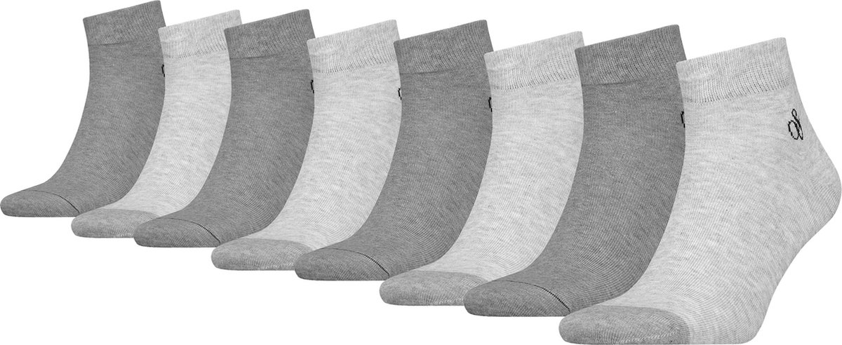 SOKKEN 8 PACK Scotch & Soda kwartsokken voor heren in een verpakking van 8 stuks