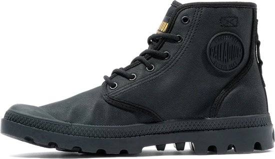 PALLADIUM Bottines unisexes Pampa Hi Coated Boots Bottes femmes 74375 Zwart