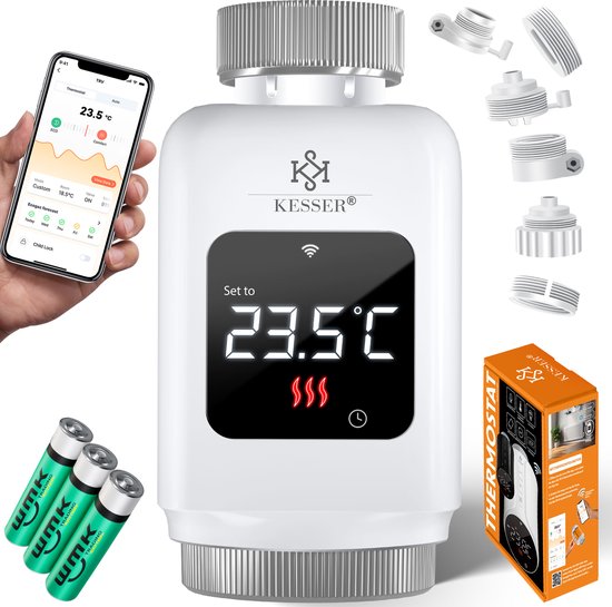 UNITEC Smart Radiator Thermostat Extension with LCD