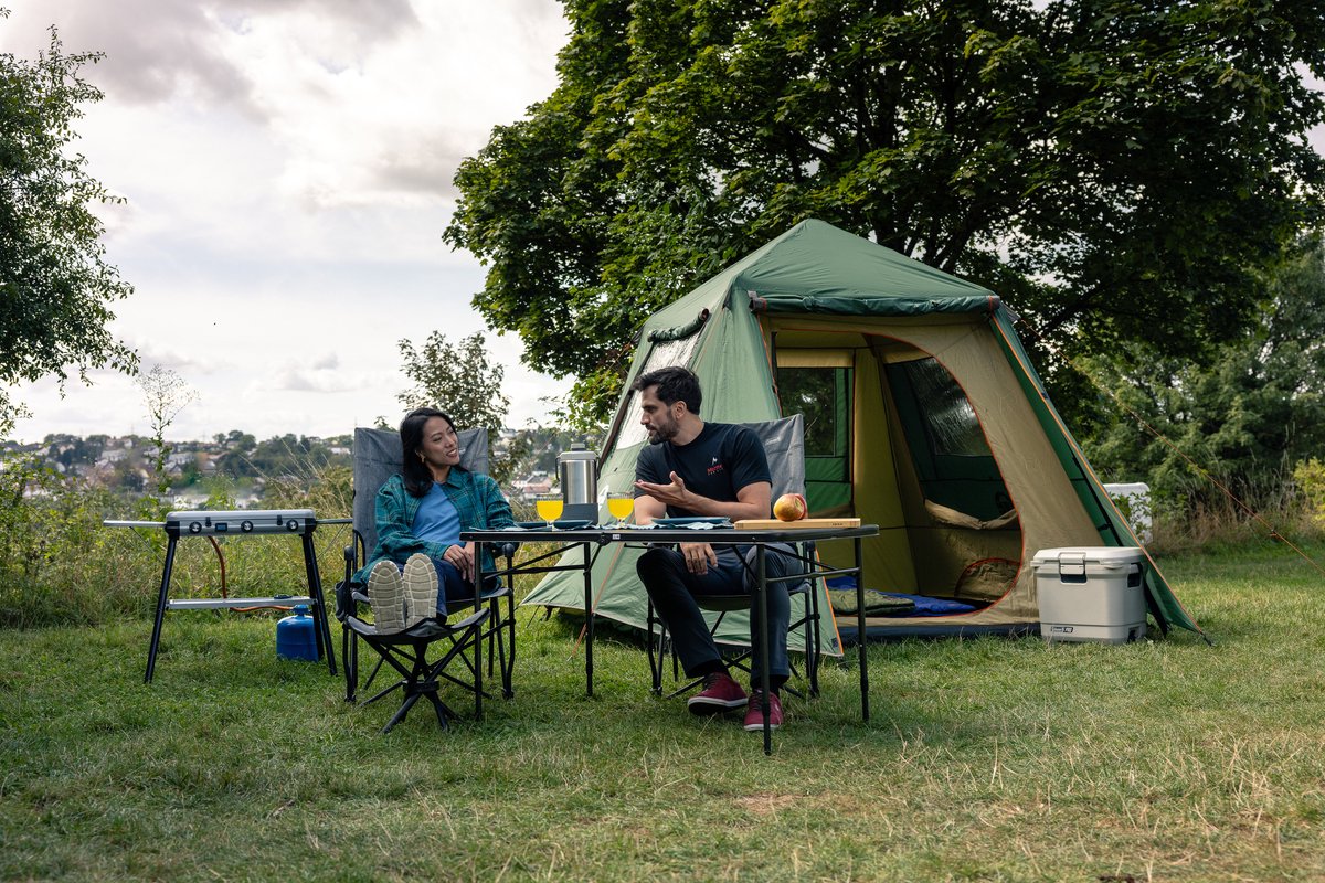 Coleman FastPitch Forest Lodge 4 kampeertent – 4 persoons tent - snel opzetten in minuten – lichtgewicht - groen – foto 8