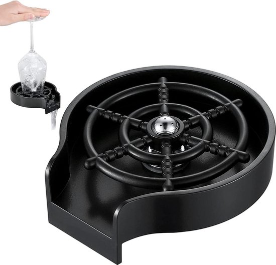 SCHÜTTE 36760 ORAZI wandkraan chroom, wandspoelbakarmatuur 360°, ideaal voor dubbele spoelbak, waterkraan wandmontage, wandarmatuur voor keuken/ gootsteen, mengkraan voor wandmontage