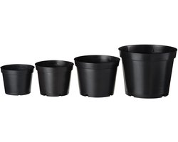 Nature Container Zwart - Kweekbenodigdheden - Ø19x15 cm