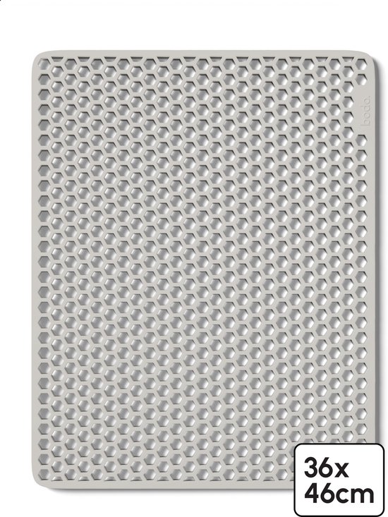 Bodo® – Tapis d'évier en Siliconen beige - 36 x 46 cm - Accessoires de vêtements pour bébé de Cuisine - Protecteur d'évier pour 40 x 50 cm - Sous-verres en Siliconen - Anti rayures - Accessoires de vêtements pour bébé d'évier