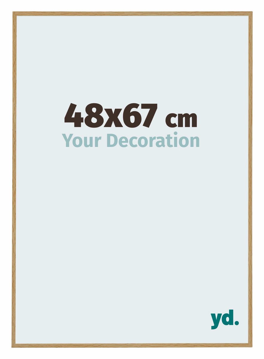 yd. Your Decoration - Fotolijst 48x67 cm - Kunststof - Beuken Licht - Evry