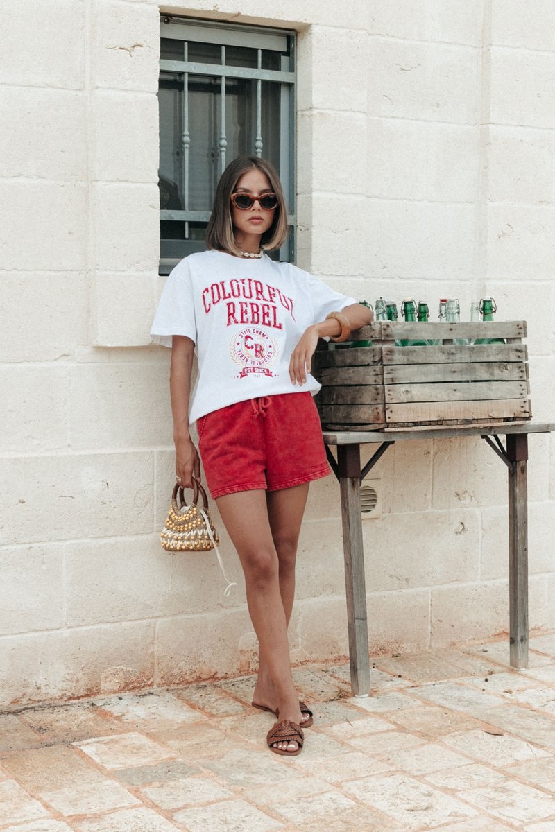 Dames Kleding Colourful Rebel Rok Colourful Rebel CR Varsity