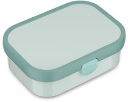 foto van Mepal lunchbox Campus - 750 ml - Broodtrommel met vakjes voor kinderen - Geschikt voor 4 boterhammen - Cool mint