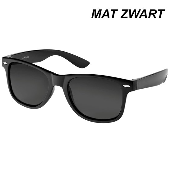 Fako Fashion® - Heren Zonnebril - Dames Zonnebril - Classic - Mat Zwart van Fako Fashion® — afbeelding 3