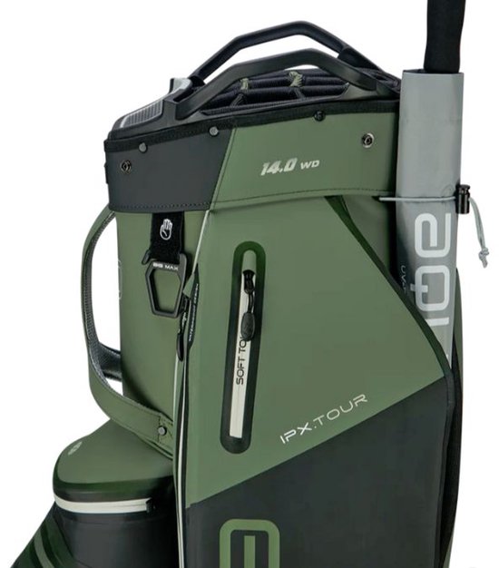 Big Max AQUA IPX Tour - Waterdichte Golftas - Cartbag - Groen Zwart — afbeelding 5